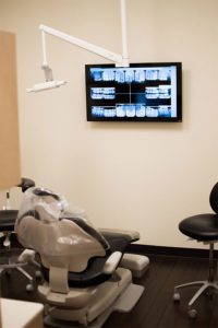 Dental Exam Room with Dental X-Ray | Brown Family Dentistry | Fort Worth Texas